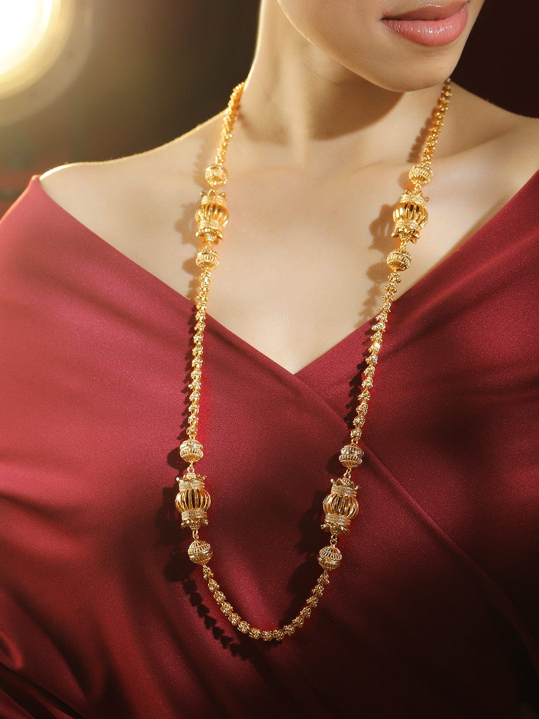 Elegant Gold Plated Necklace