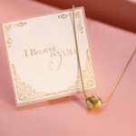 Clean Heart Gold Plated Pendant Necklace