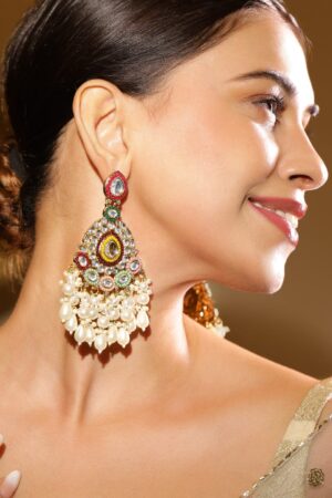 Heritage Charm Multitone Chandbali