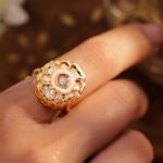 Mist of Kundan & Pearls Ring