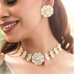 Heritage White Kundan Choker Set