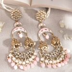 Rosy Glow Jhumka Chandbali