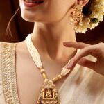 Lord Ganeha Beautiful Temple Necklace Set
