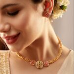 American Diamond Zirconia Multicolor Studded Necklace Set