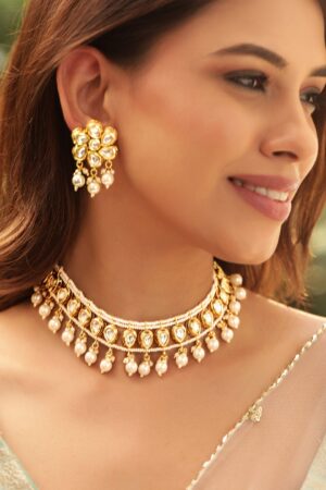 Minimal Kundan Heritage Necklace Set