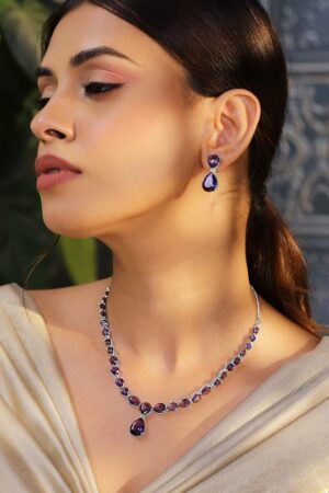 Miraculous Blue Necklace Set