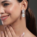 Premium Radiance American Diamond Zirconia Drop Earrings