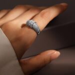 American Diamond Zirconia Cluster Ring