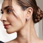 Captivating American Diamond Zirconia Hoops
