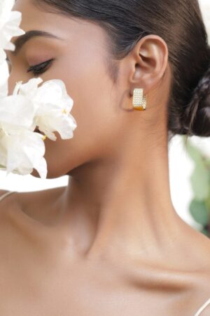 Captivating square Shaped Hoops