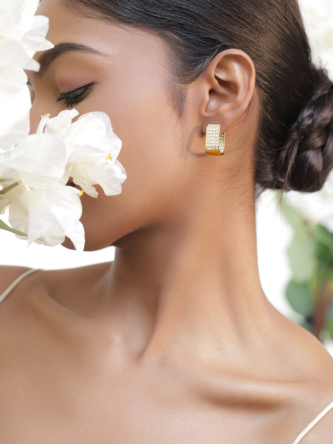 Captivating square Shaped Hoops