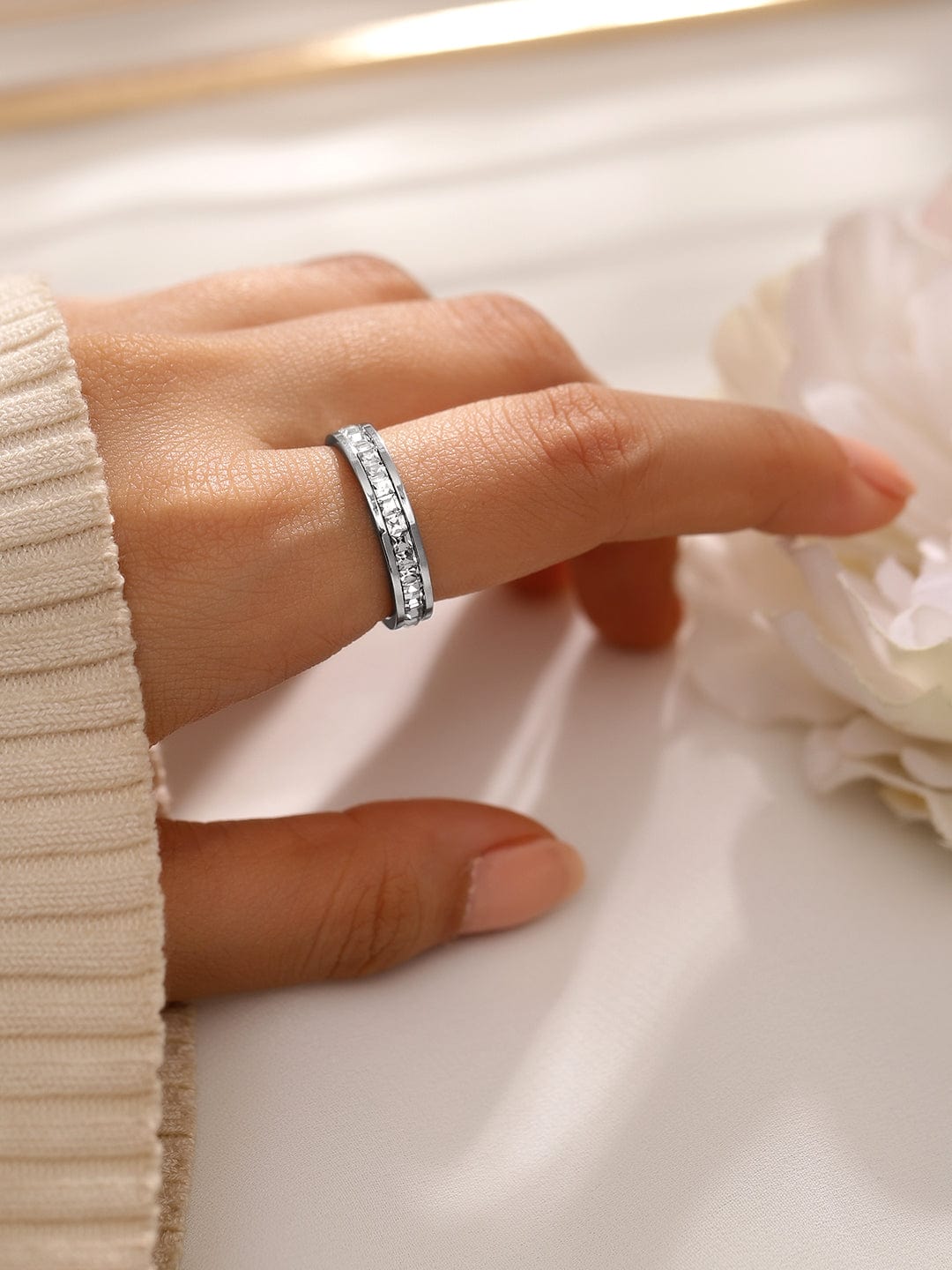 Silver Eternity Band