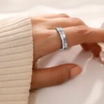American Diamond Zirconia Cubic Studded Ring